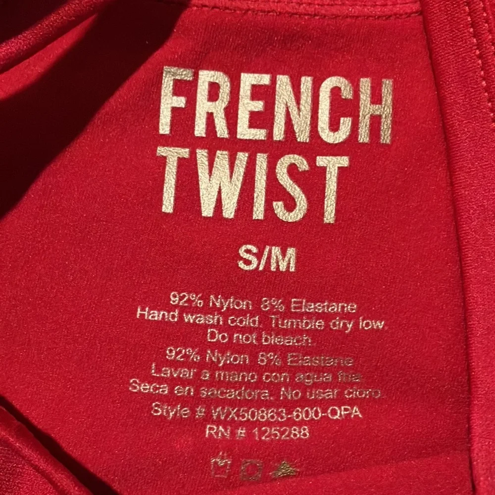 Red Rhinestone Crop Top - Picture 6 of 8